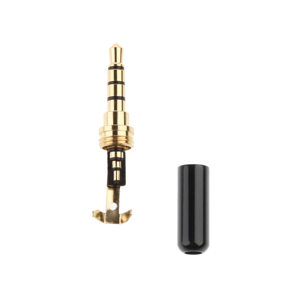 1 Pair 3.5mm Male Stereo Audio AUX Adapter Plug Jack Adapter Repair for Earphone