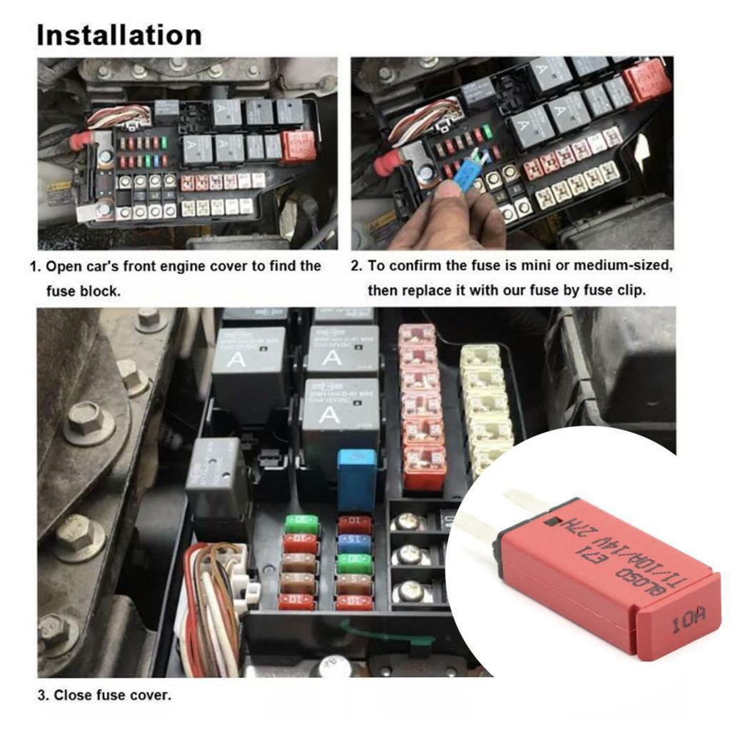 10A 14V Auto Resettable Circuit Breaker Fuse Over-current Protection F440
