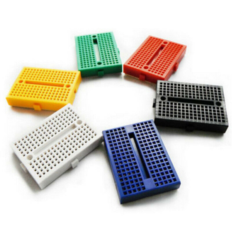 5 Pcs SYB-170 Mini Solderless Breadboard Prototype Board Plates 170 Tie-poiW WF