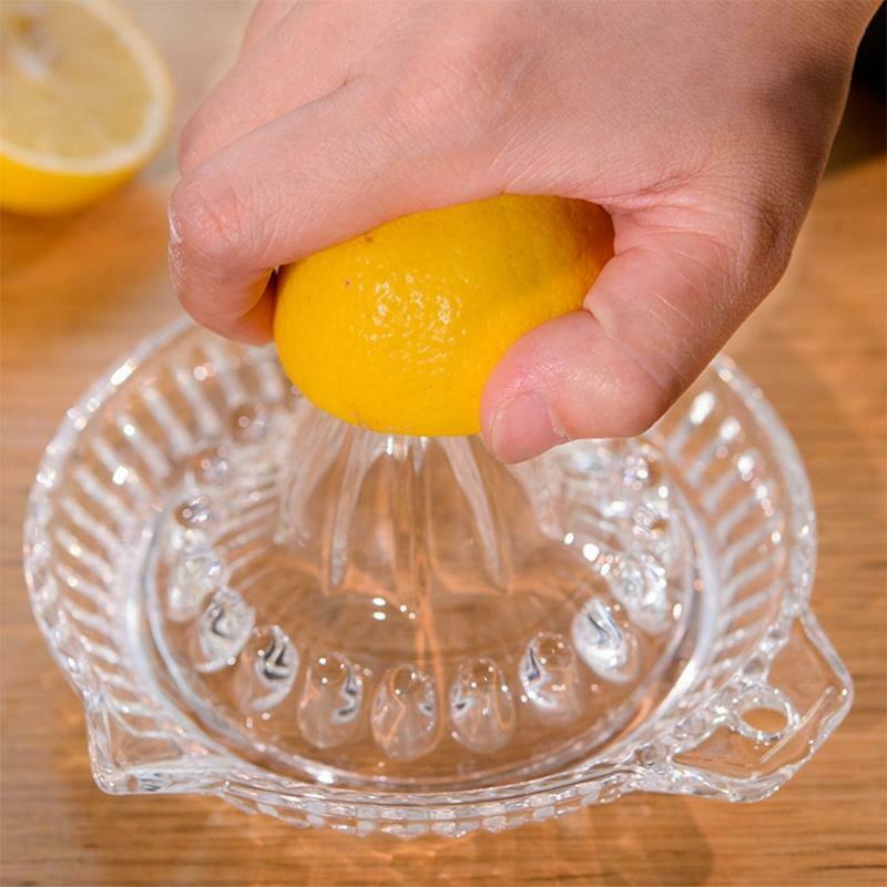 Glass Manual Juicer Citrus Fruit Juicer Kitchen Orange Lime Lemon Squeezer Fruit