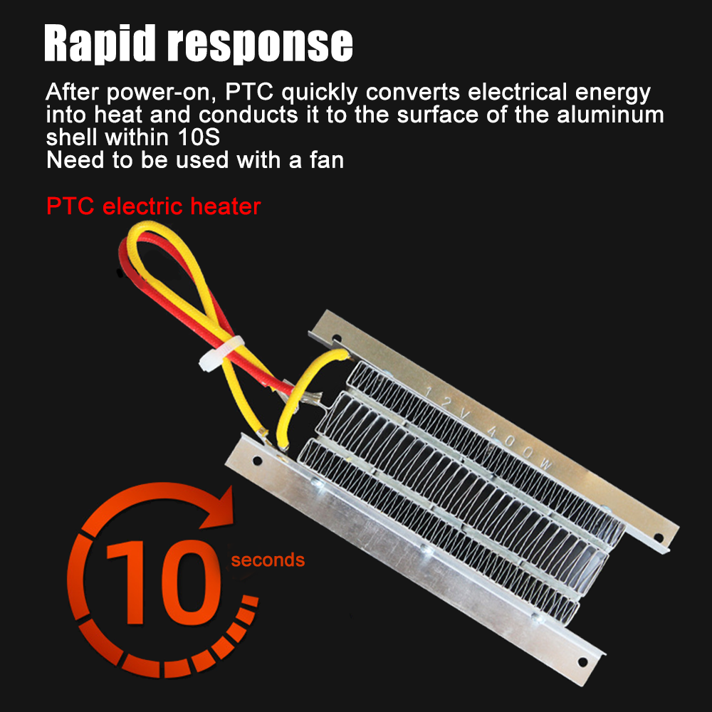 12V 400W PTC Heating Element Thermostatic For Electric Heaters Instruments