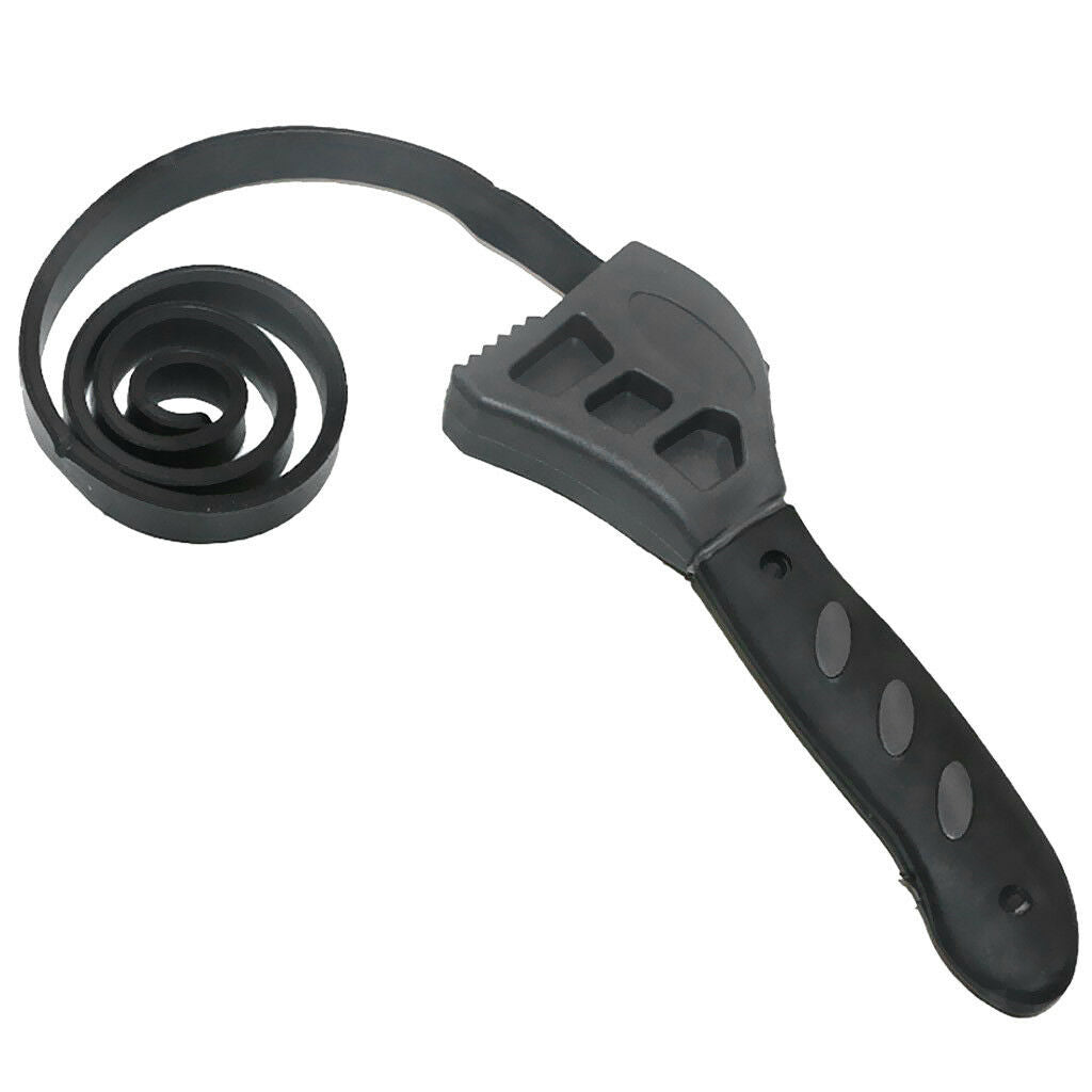 Auto Oil Filter Rubber Belt Strap Wrench Spanner Hand Tool for Car Truck SUV