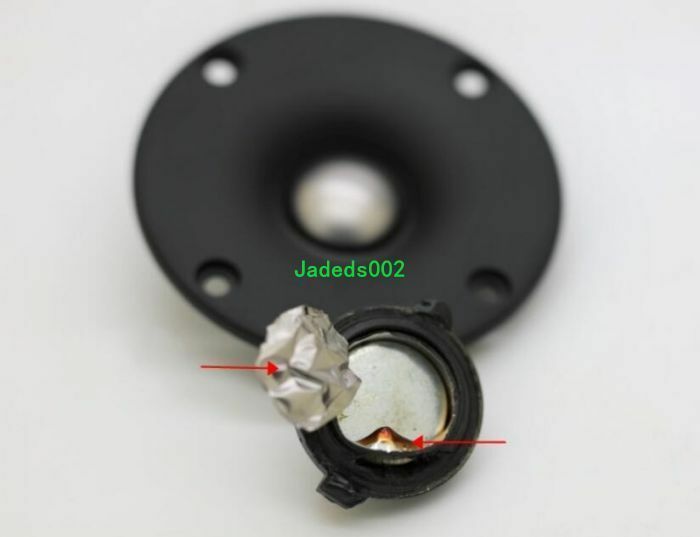 1pcs 8Ω 20W Titanium film Tweeters Speaker Car audio Part 73mm panel Loudspeaker