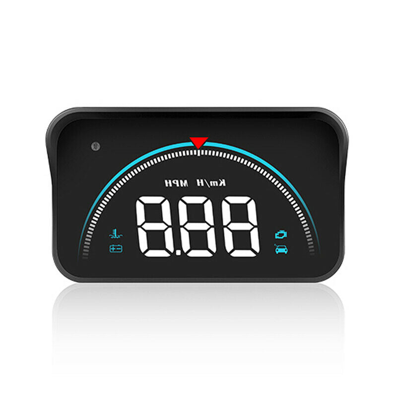 M8 Safety Car Head Up Display OBD2 Overspeed WarningSystem Speedometer Projector