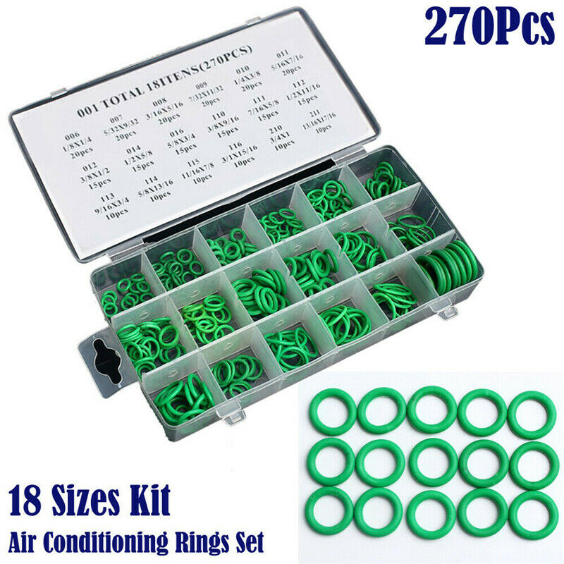 Car AC A/C System O-Ring Gasket Seals Washer Rapid Seal Repair Kit Accessories