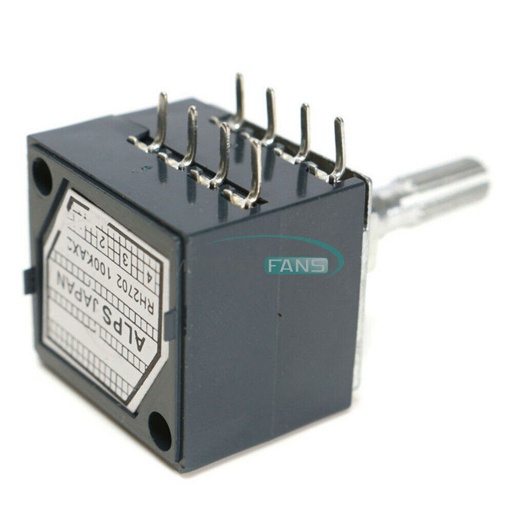 Potentiometer Rotary Knob 100K Log ALPS Audio Amp Volume Control Potentiometer