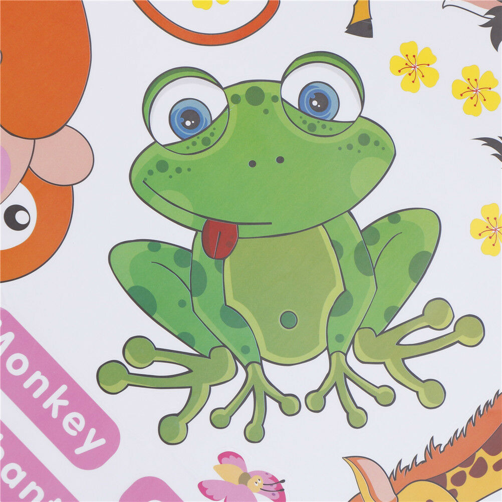 jungle animals wall stickers for kids rooms decor poster wall decals removabl SJ