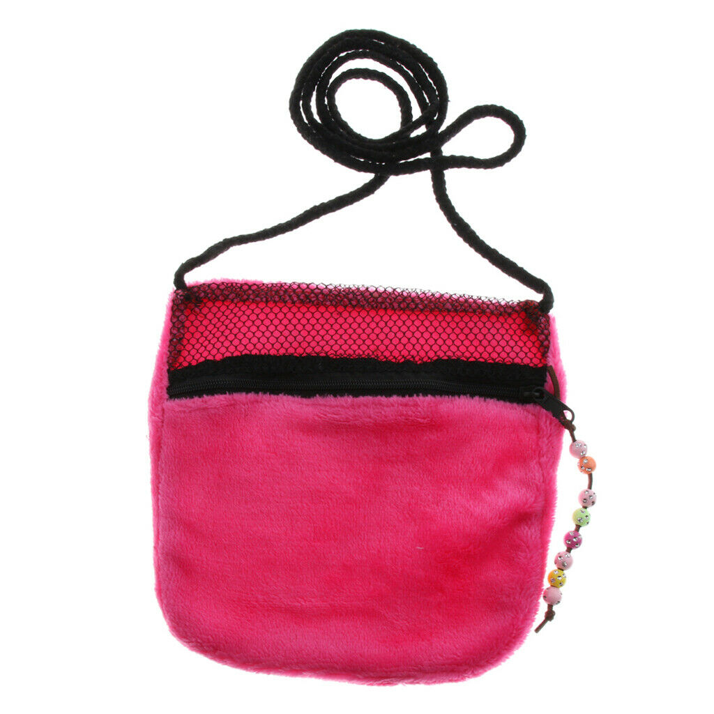 Small Animals Outdoor Travel Bag Hamster Sleep Bunting Comfortable Pink