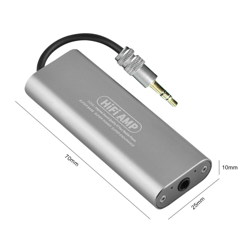 Mini HIFI Headphone Amplifier Stereo Earphone AMP for Phone Car Speaker