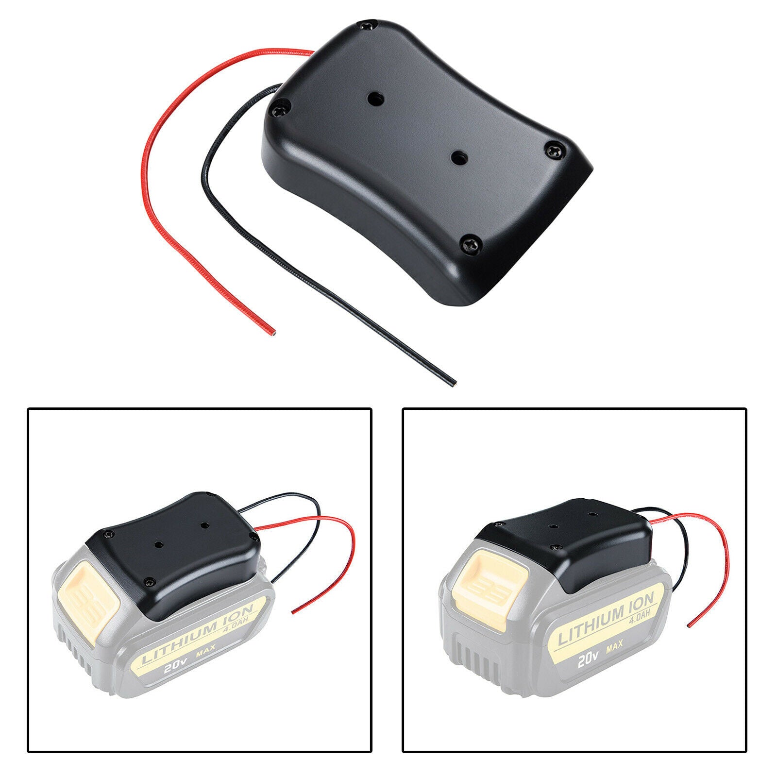 Battery Adapter for   18V Dock Power Connector 12 Gauge Robotics Part