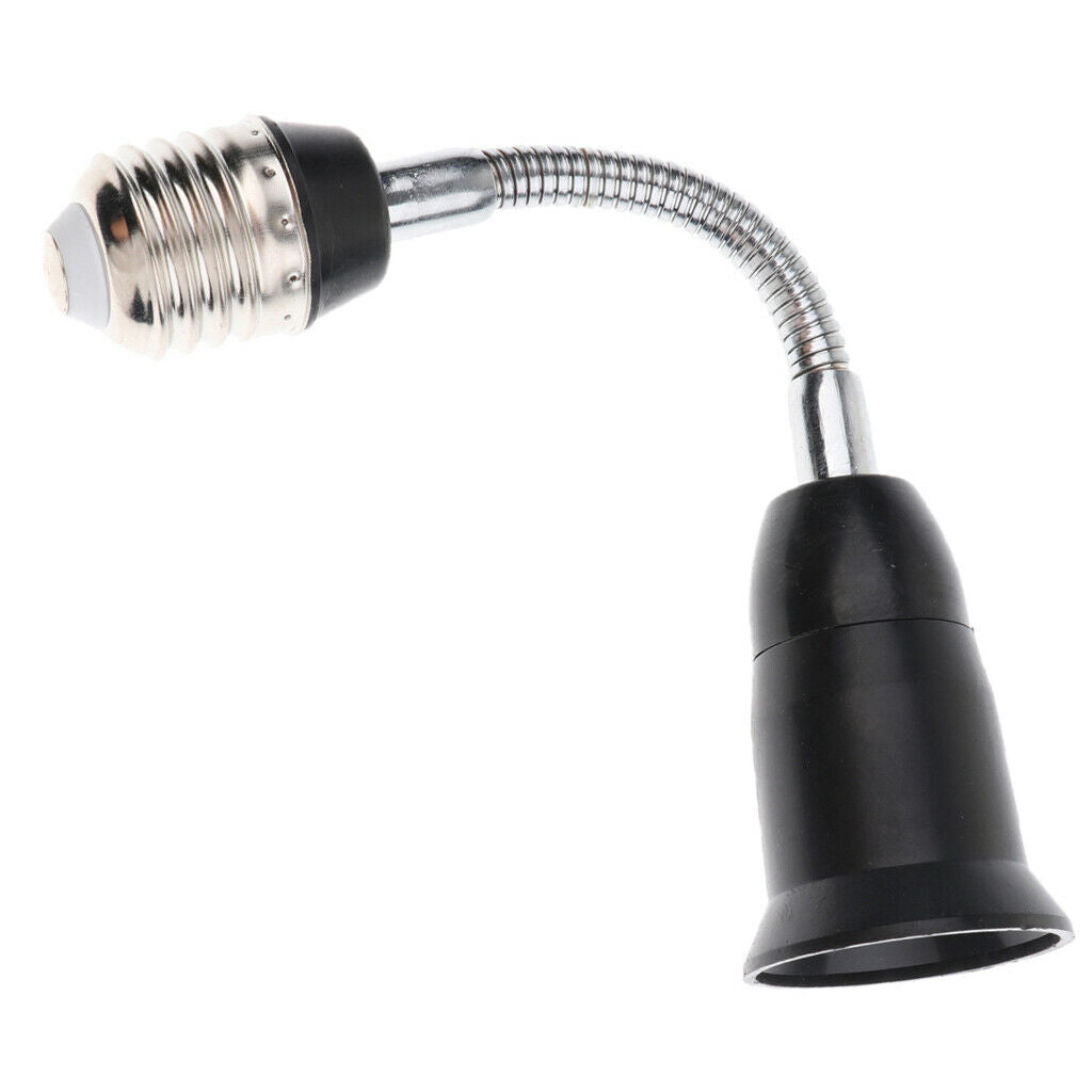 E27   Extension Adjustable Medium Light Bulb Socket Converter