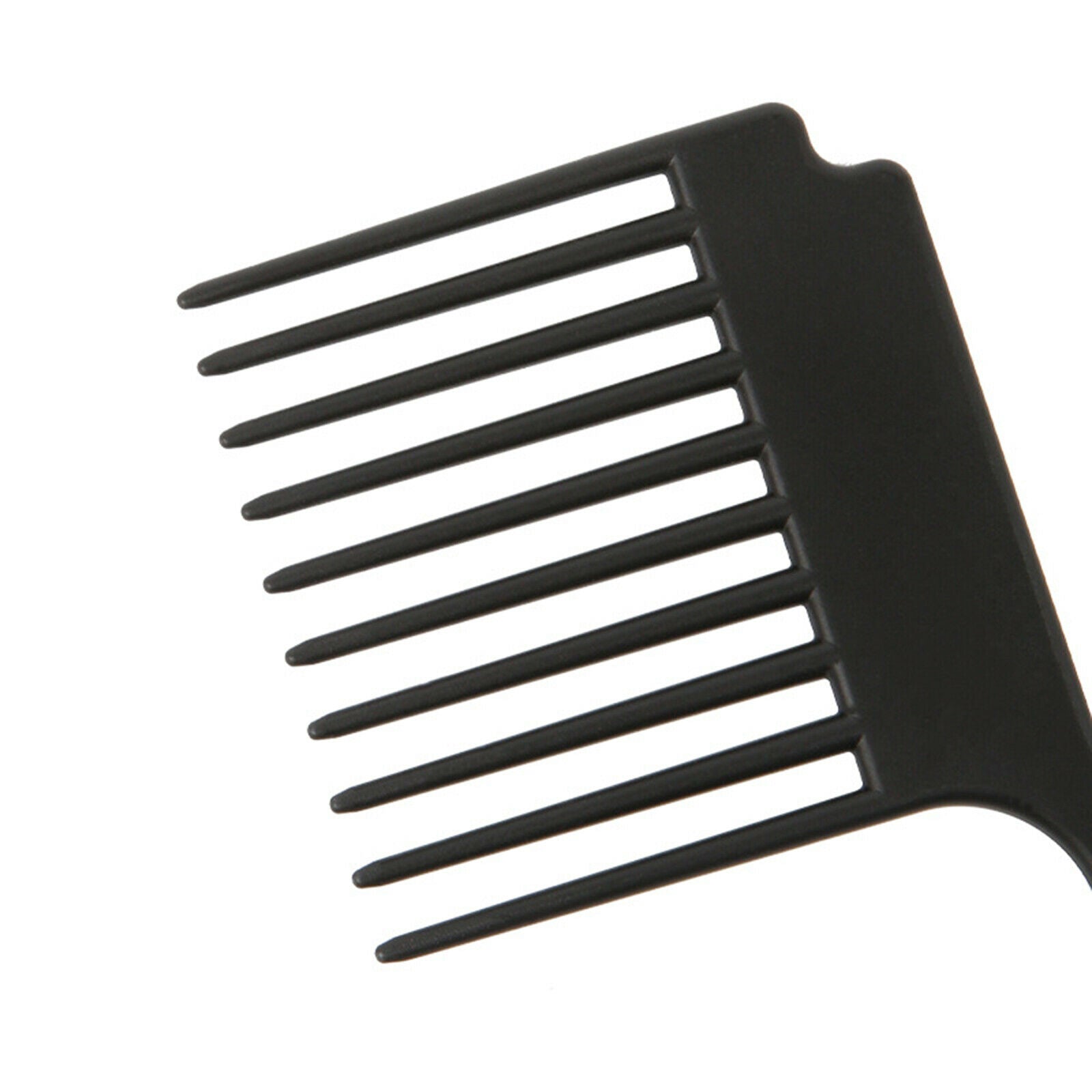 Pocket Male Oil Head Styling Hair Beard Comb Hairdresser Wide Tooth Black