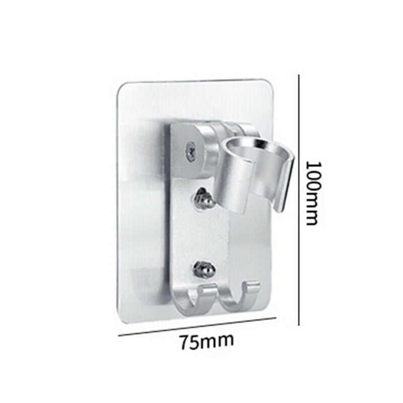 Wall Mounted Shower Head Stand Bracket Holder Adjustable Bathroom Shower Head-US