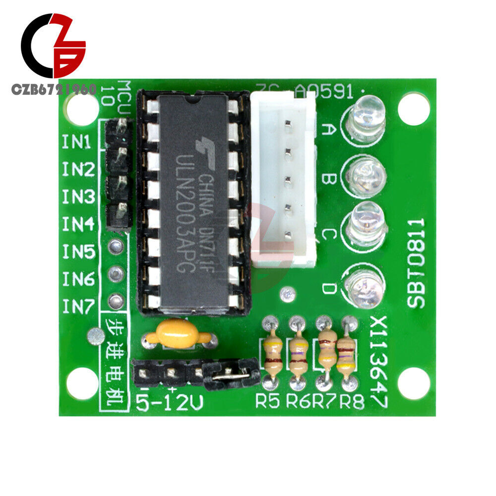 5PCS 5V 12V 28BYJ-48 ULN2003 ULN2003AN Stepper Motor Drive Board Module Arduino