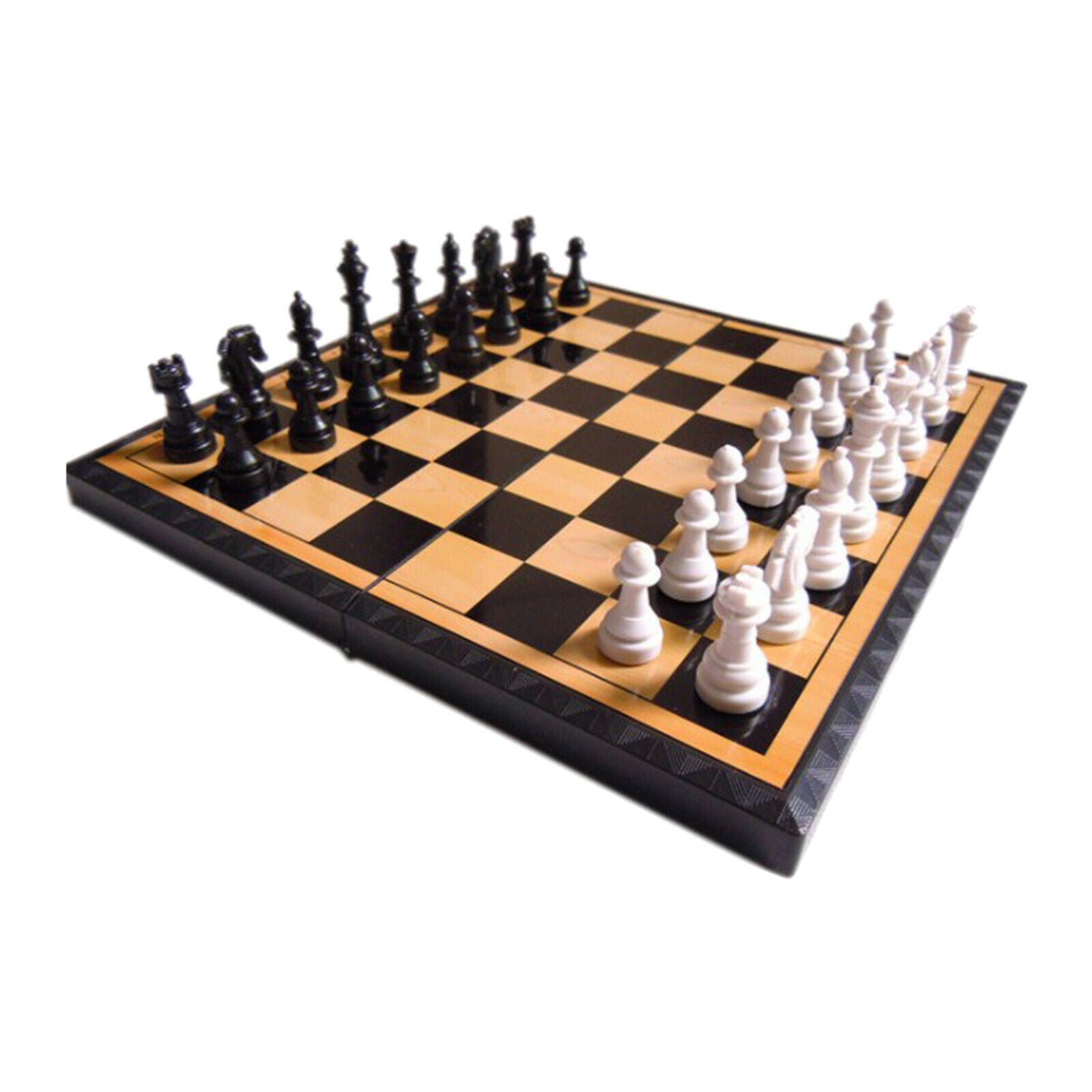International Chess Set Folded Chessboard Magnetic Chess Pieces Board Games