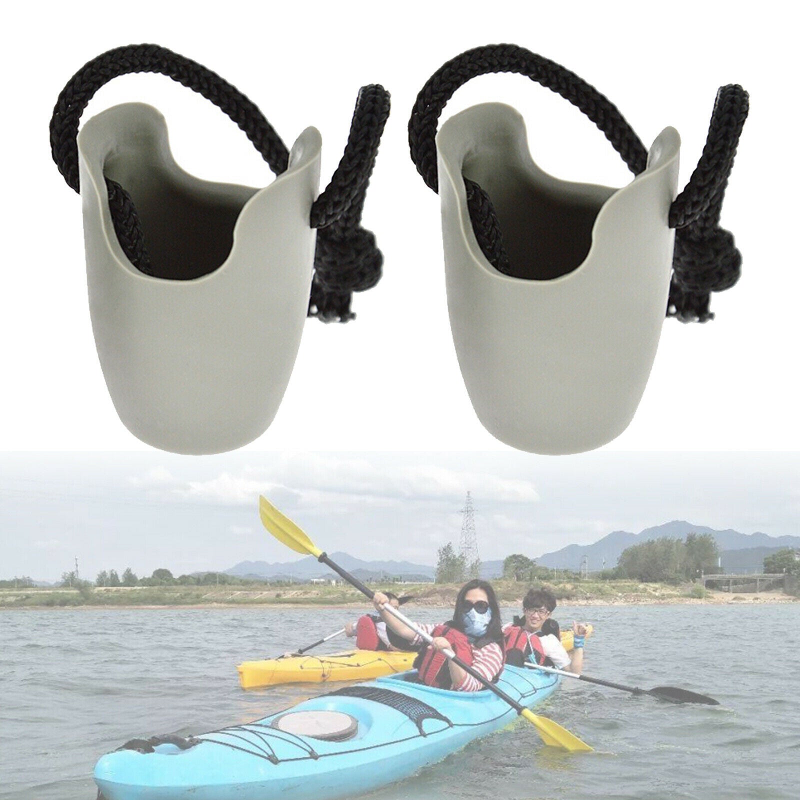 2x Kayak Scupper Plug Yacht Canoe Drain Holes Bungs Replacement Stop Plugs