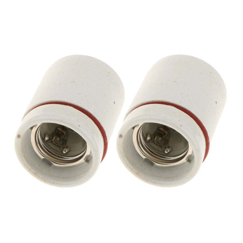 2x Heat Basking Lamp Holder Reptile Infrared Heater Light Socket