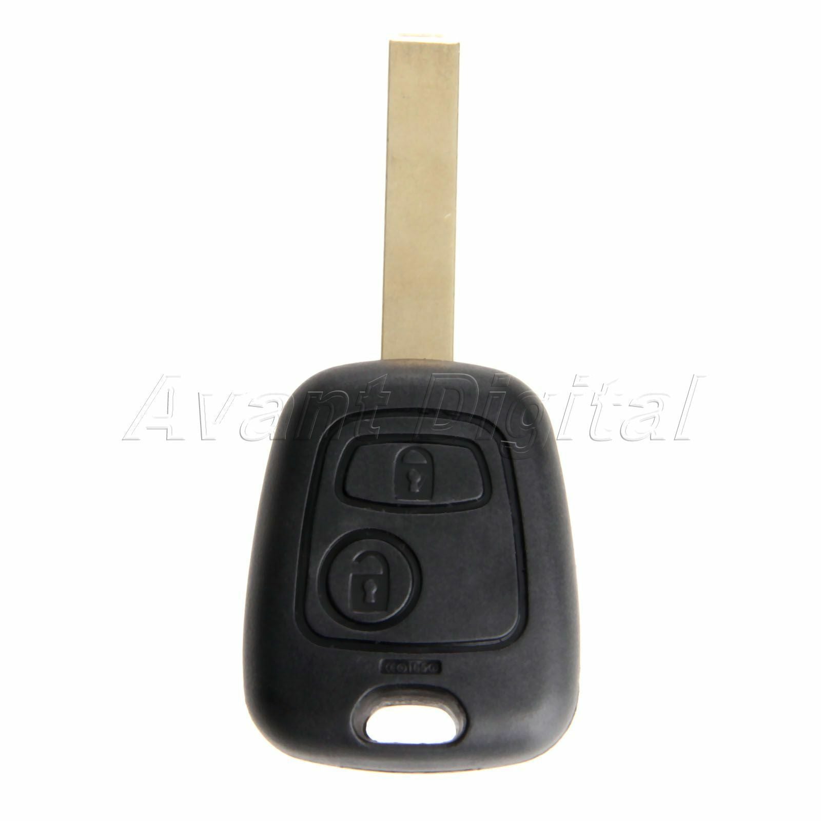Uncut Blade 2 Button Car Remote Fob Shell Case Cover For Peugeot 307 107 207 407