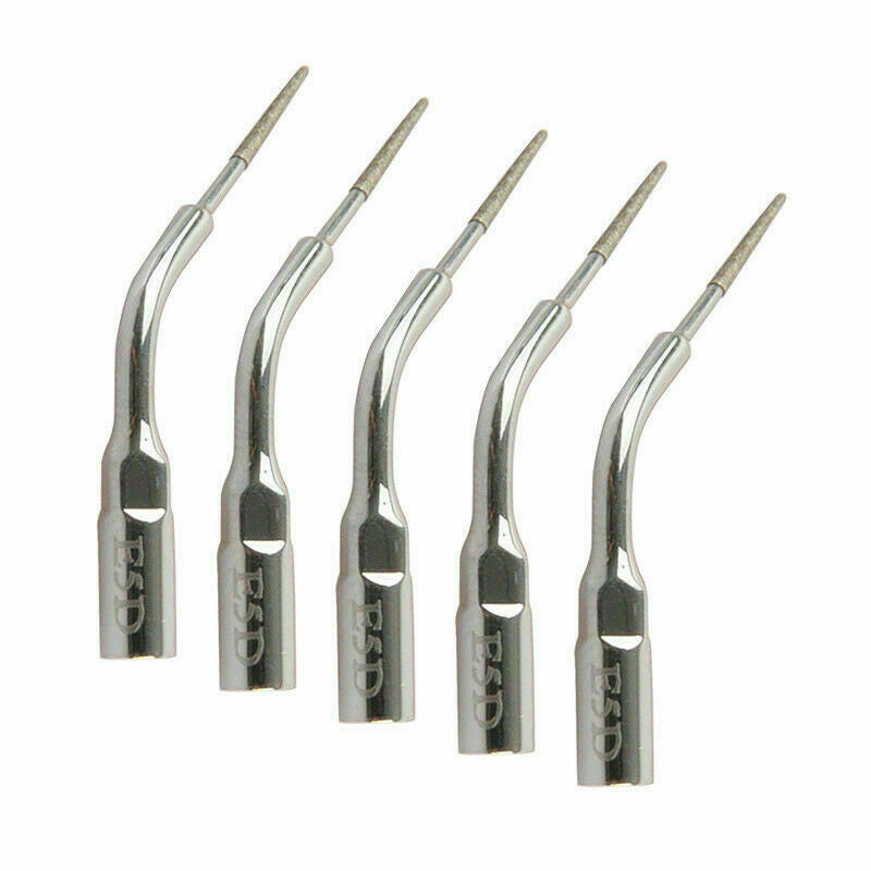 5pcs Dental Diamond Endo Tip E5D For EMS/Woodpecker Ultrasonic Scaler Handpiece