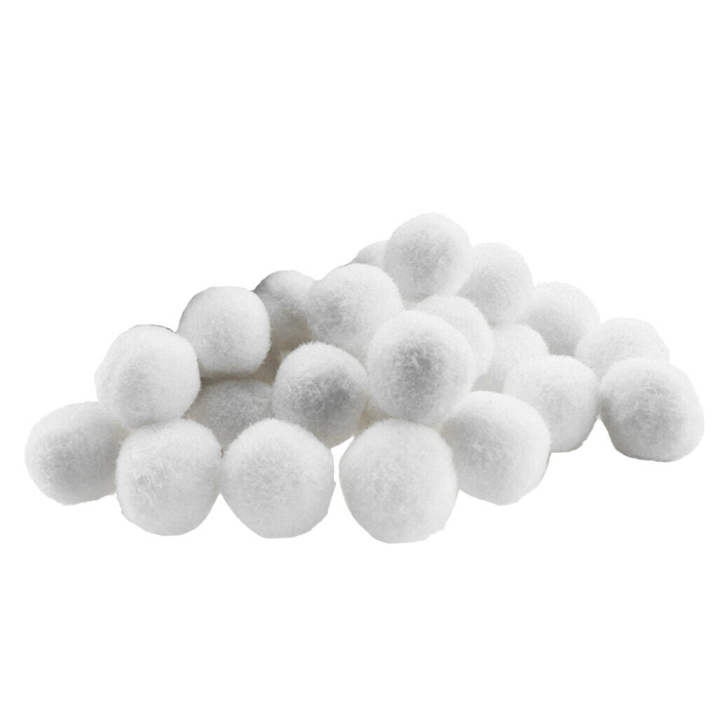 Bulk 200x Soft Pompom Balls Plush Crafts Pom Poms Kids DIY Party Decors