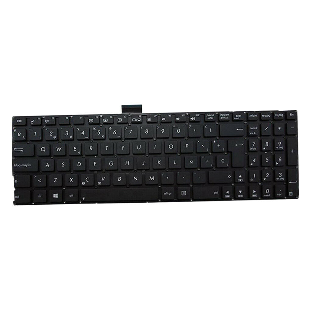 New Replacement Black Spanish Layout Keyobard without Frame for ASUS Laptop