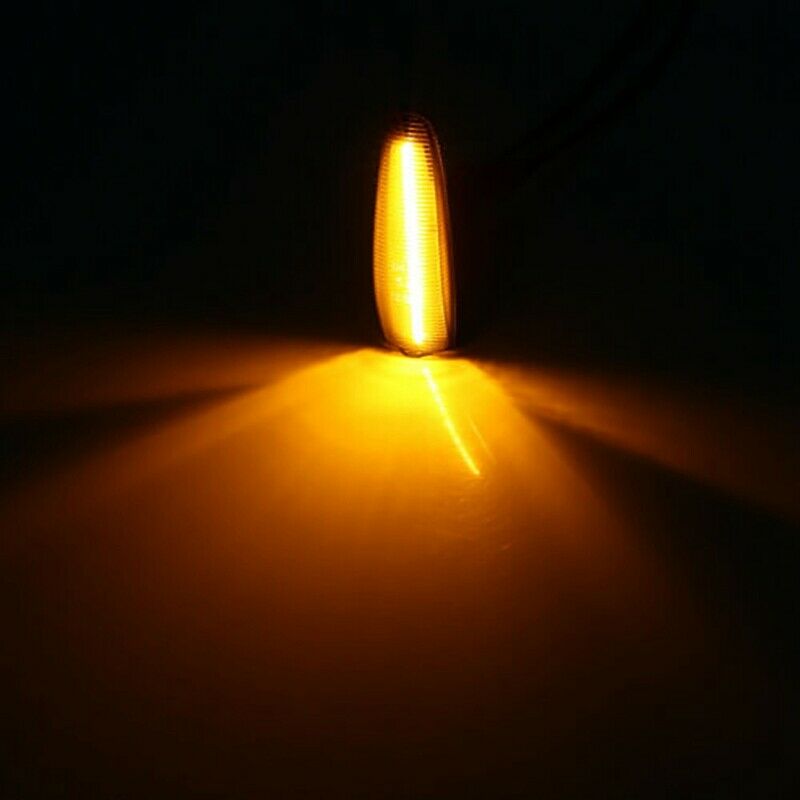 Turn Signal Light Smoked LED Side Marker for Mitsubishi Lancer EVO X Sport LamY2
