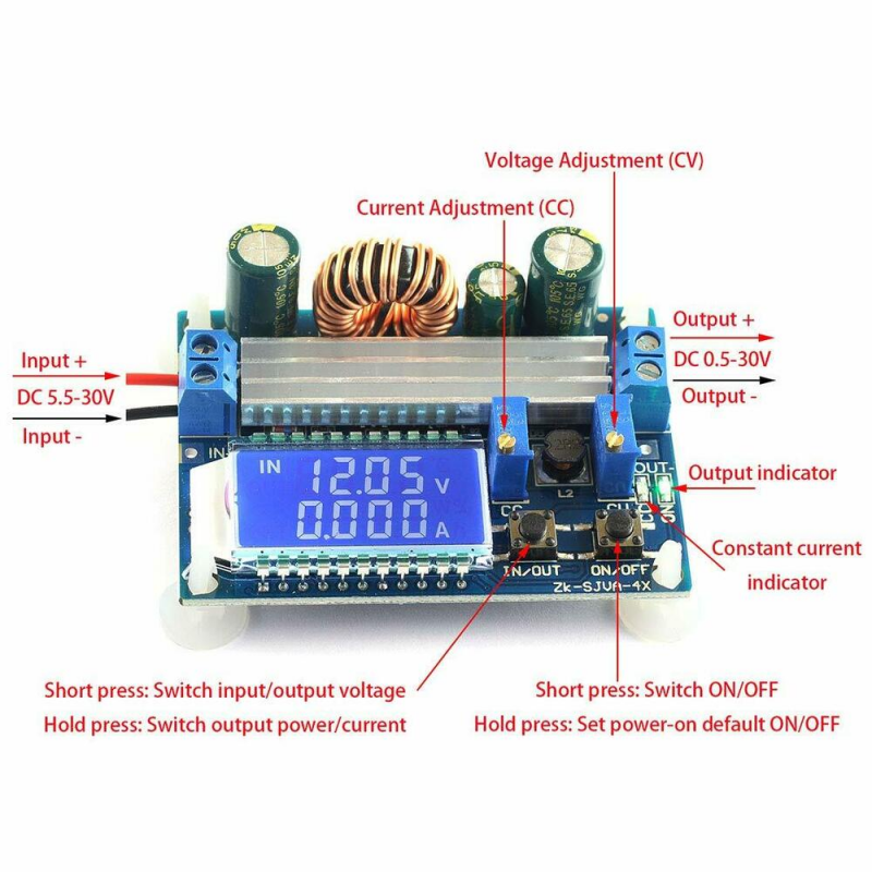 Dc-Dc 35W Step-Down Step-Down Boost Voltage Converter Constant Current Module