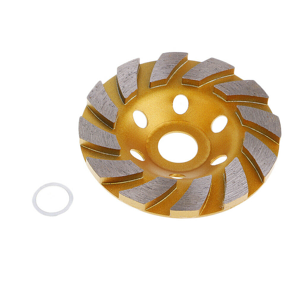 100mm 4" Diamond Grinding Cup Wheel Segment Stone Concrete Sanding Grinder