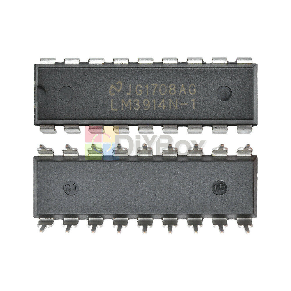 5Pcs 18 Pin LM3914N-1 LM3914N-1/NOPB IC LED Display Driver IC NSC DIP-18