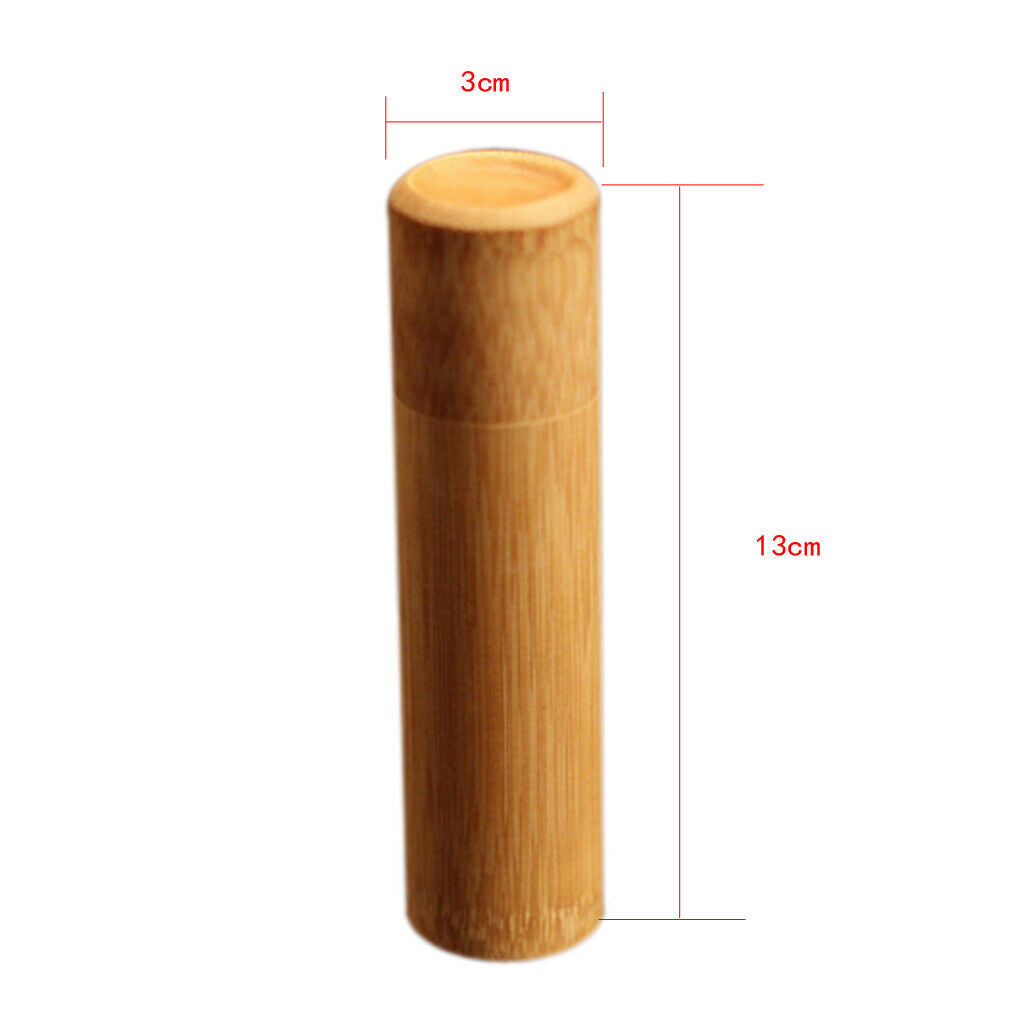 5 Pieces Travel Portable Bamboo Tea Leaves Grocery Spice Tray