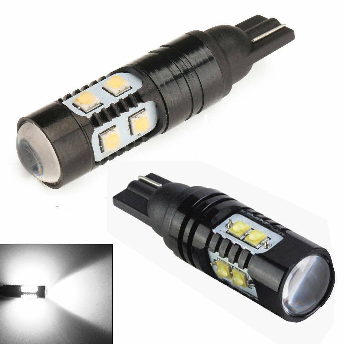 2x 50W T10 T15 CREE 906 912 921 LED 6000K HID White Backup Reverse Lights Bulbs