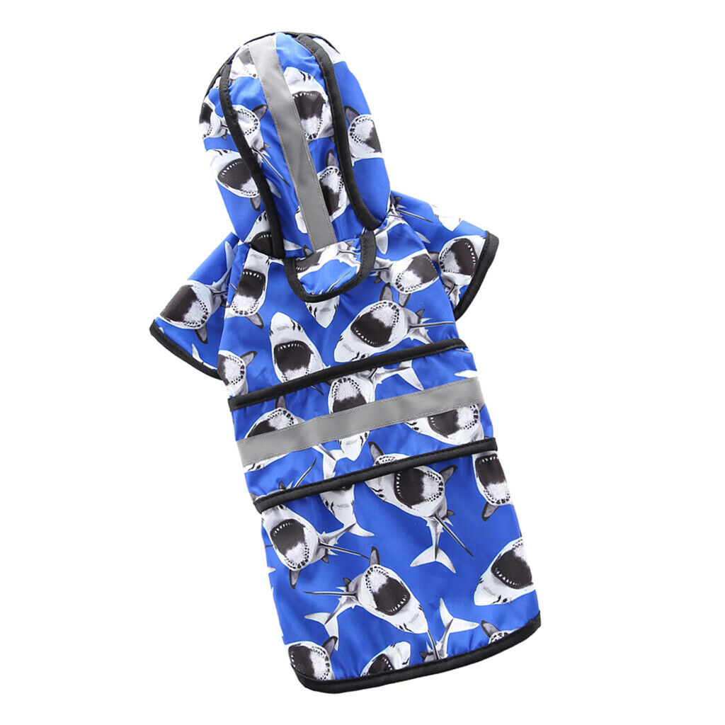 Pet Raincoat Outdoor Climbing Clothes For Small Pet Dog Puppy Blue-S