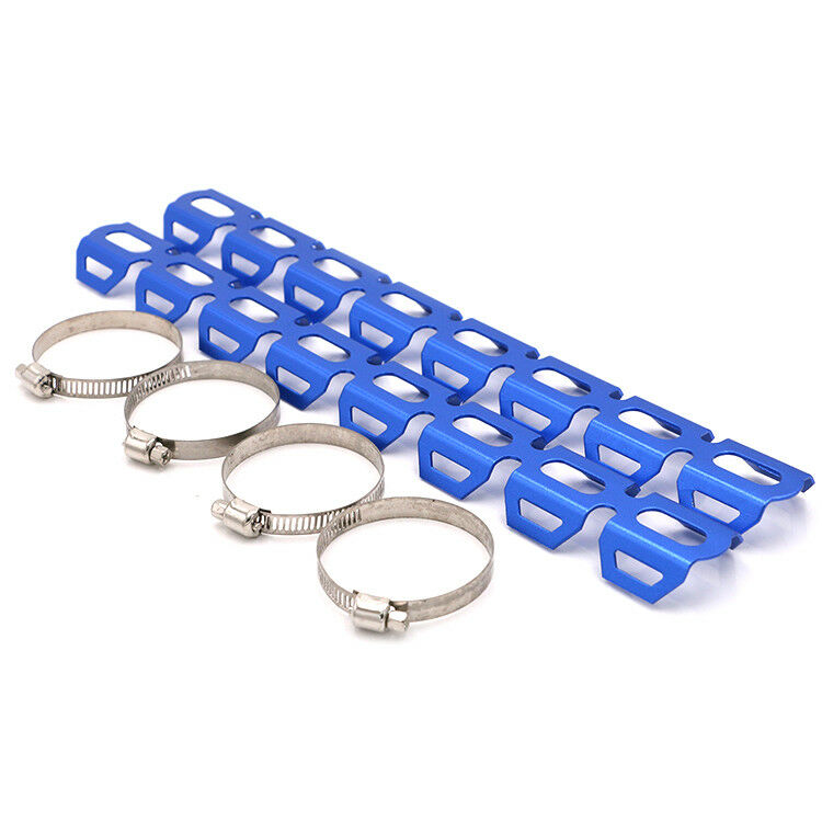Exhaust Pipe Insulation Blue Heat Shield Cover For BMW R1200GS F800 700 650GS
