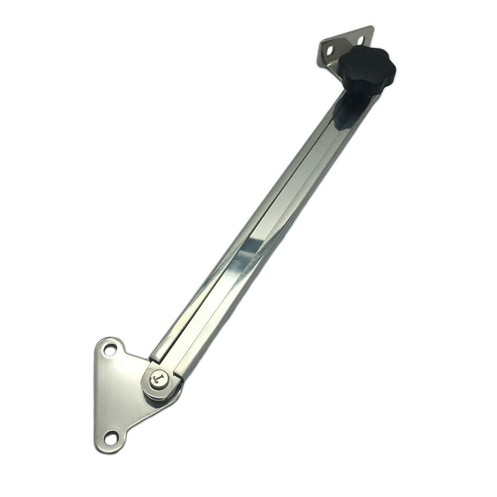 Stainless Steel Telescoping Hatch/Window Adjuster and Stay Support 10"-19