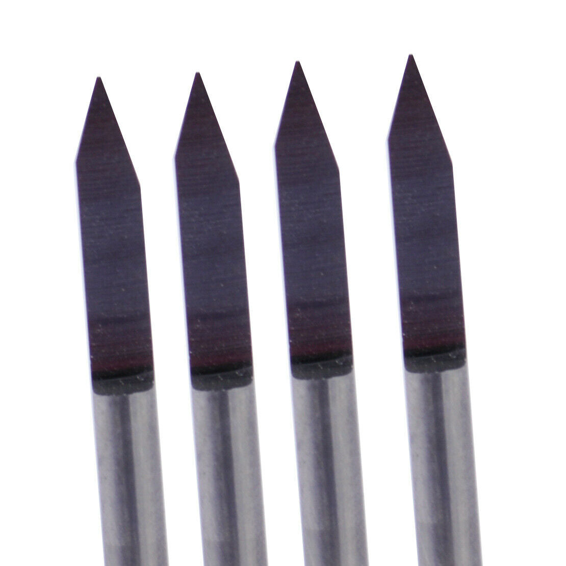 10x V-Shape PCB Engraving Bit CNC Router Tool Tungsten Steel 30 Degree 0.1mm An