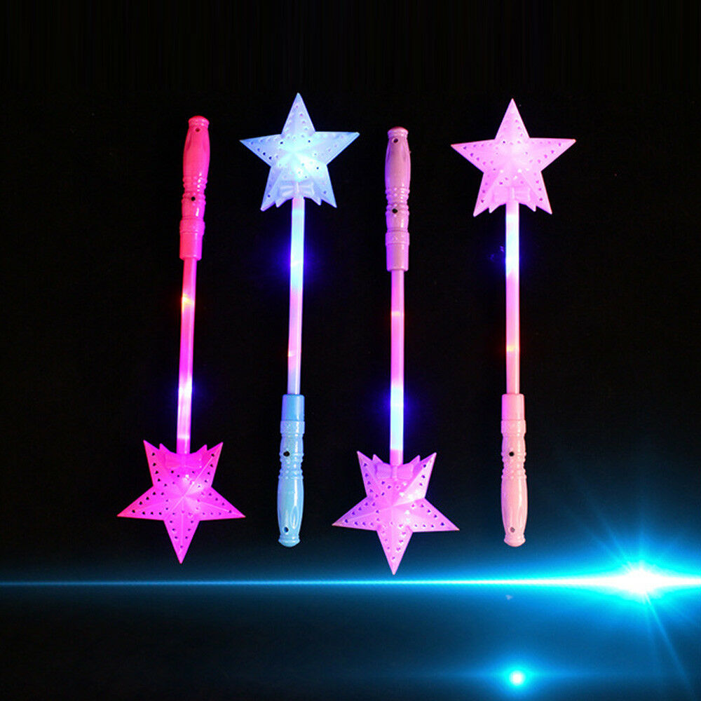 LED Magic Star Stick Flashing Lights up Glow Sticks Party Concert Luminous Xmas^