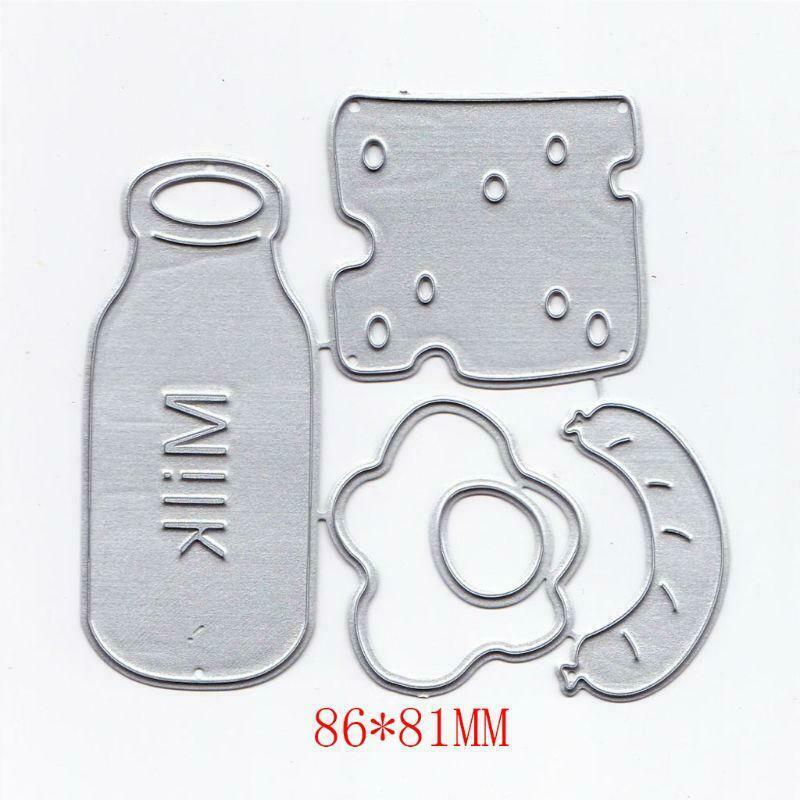 Milk Bottle Metal Cutting Dies Stencil DIY Scrapbooking Album Stamp Paper Card