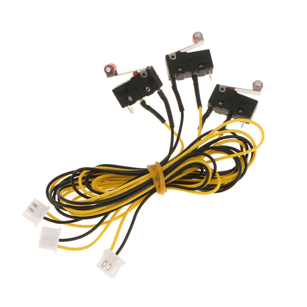 Pack of 3 600mm Cables Length Limit Endstop Mechanical Printer Switch with Cable