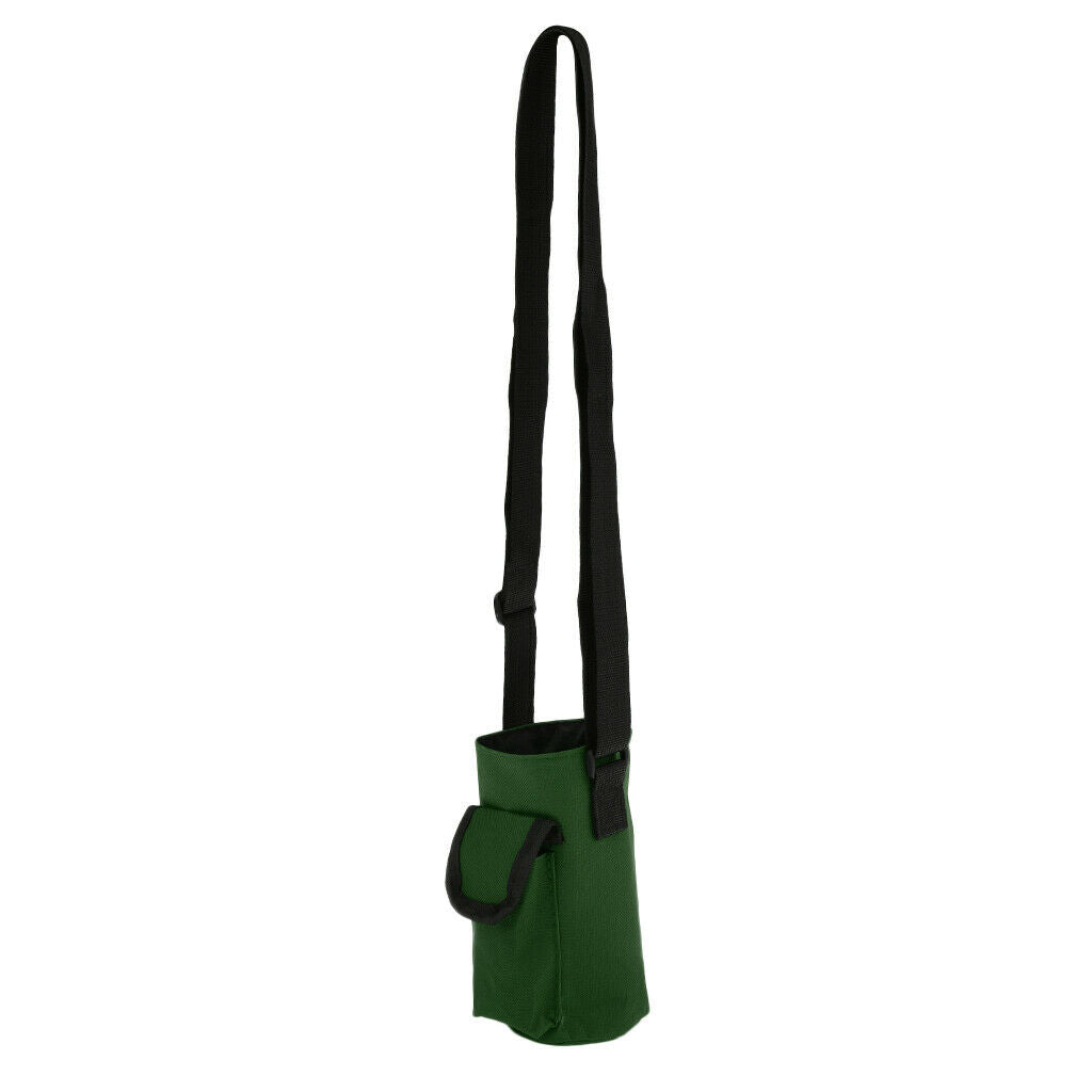 Waterproof Water Bottle Holder Carrier Pouch Sleeve with Pocket Army Green