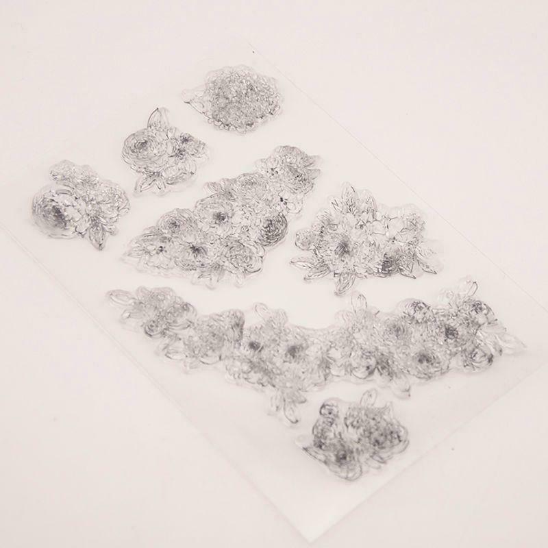 Flower Vine Silicone Clear Seal Stamp DIY Scrapbooking Embossing Photo Album Art