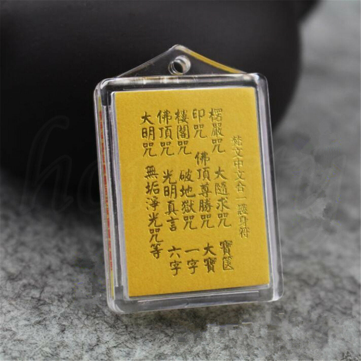 2PCS Tibet Tibetan Mikky Tantric Buddhist Shurangama Mantra OM Amulet Pendant