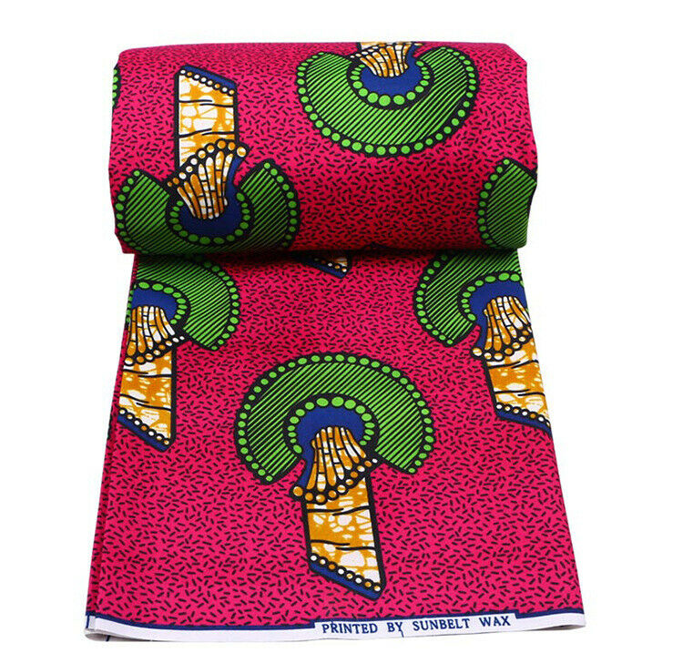 91x112cm Ankara African Polyester Wax Printing Fabric DIY Clothes Dress Material