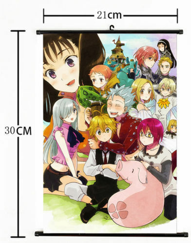 Nanatsu no Taizai The Seven Deadly Sins home decor Wall Scroll Poster 587