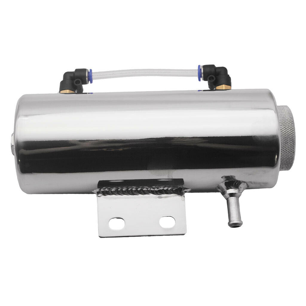 Radiator Coolant Overflow Puke Tank Polished Stainless Steel