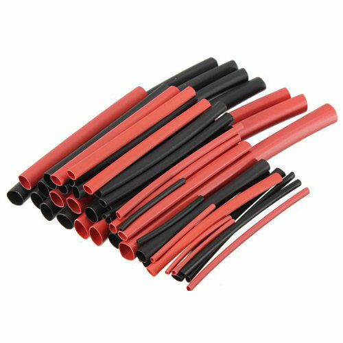 42 pcs Set Assortment Shrink Tubing Universal Black, Red