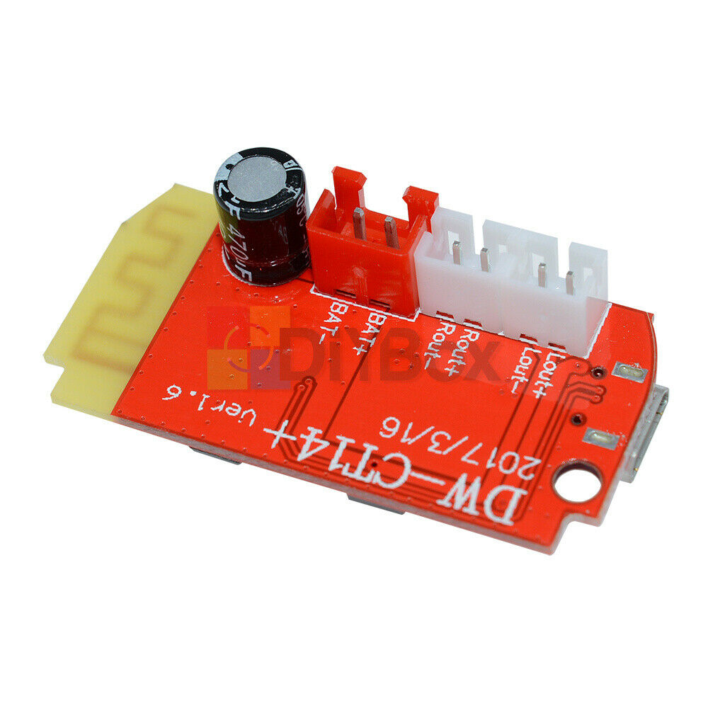 5Pcs 3W Amplifier Board Dual Plate Bluetooth Speaker Modification Module 3.7-5V