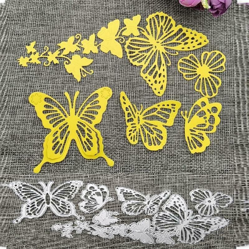 Butterfy Metal Cutting Dies Stencil DIY Scrapbooking Album Paper Card Template