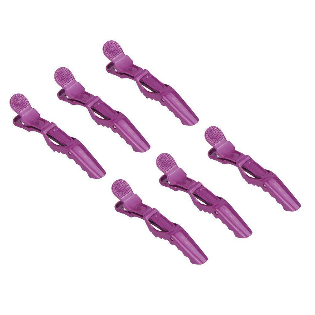 6PCS Makeup Hair Styling Clips Thick Hair Cutting Alligator Clips Barrettes