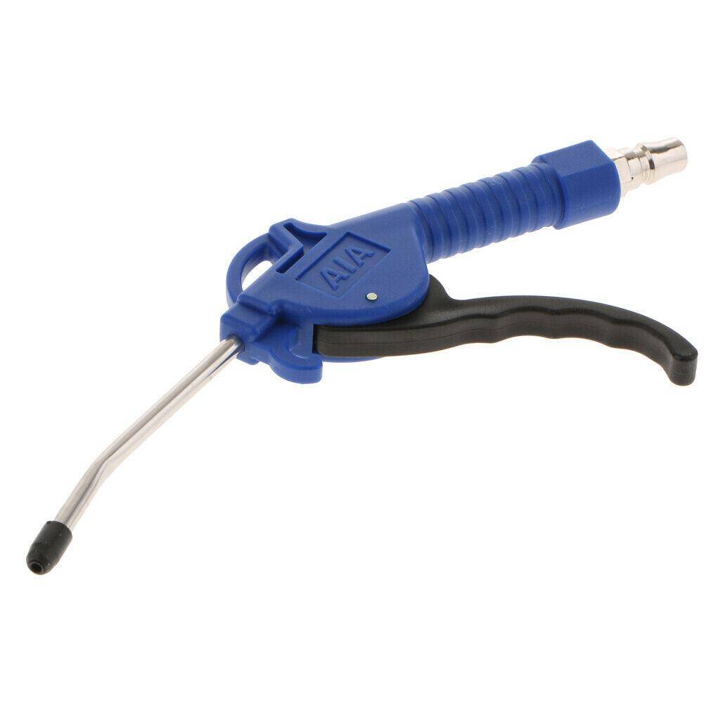 2Pcs Air Compressor Blow Gun Nozzles Inflation Needle Spray Blower Set Blue