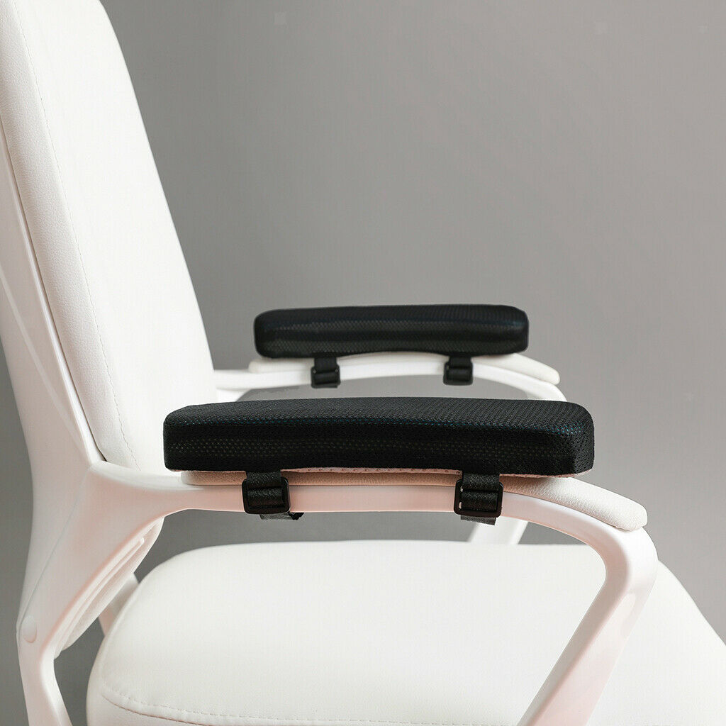 2Pcs Soft Office Chair Armrest Pads Arm Support Universal Chair Arm Cover